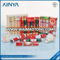 XINYA China Products Party Decoration International Christmas Crackers Snaps With Toy